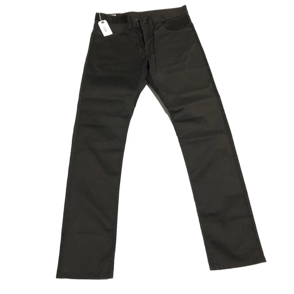 Shockoe Atelier Slim Cottrell Camel Brown Waxed Canvas Pants Made USA